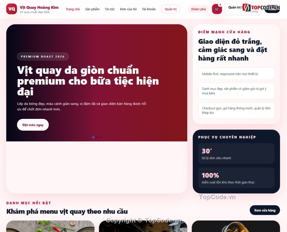 cửa hàng vịt quay,code bán hàng,code đồ án